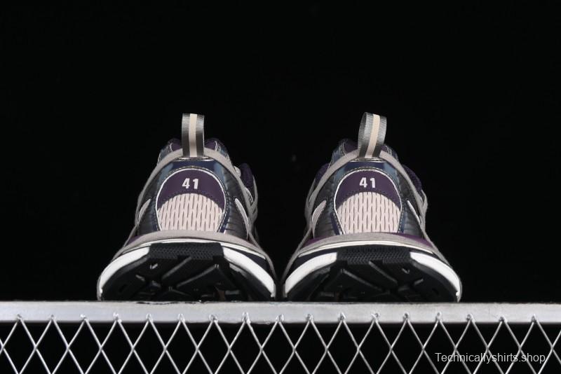 Balenciaga Phantom Sneaker 10th Generation Lace-Up Running Shoes with Transparent Heel Strap - W3XL51269