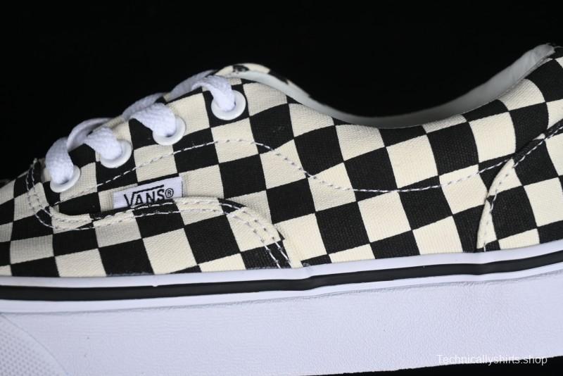 Vans Authentic Golden Coast Classic Checkerboard Slip-On Canvas Shoes - VN0A4BV4R6R