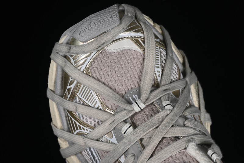 Balenciaga Phantom Sneaker 10th Generation Lace-Up Running Shoes with Transparent Heel Strap - W3XLL9191