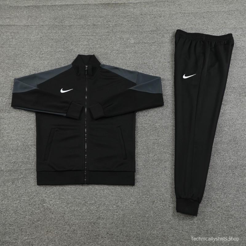 24/25 Nike Black Full Zipper Jacket +Long Pants