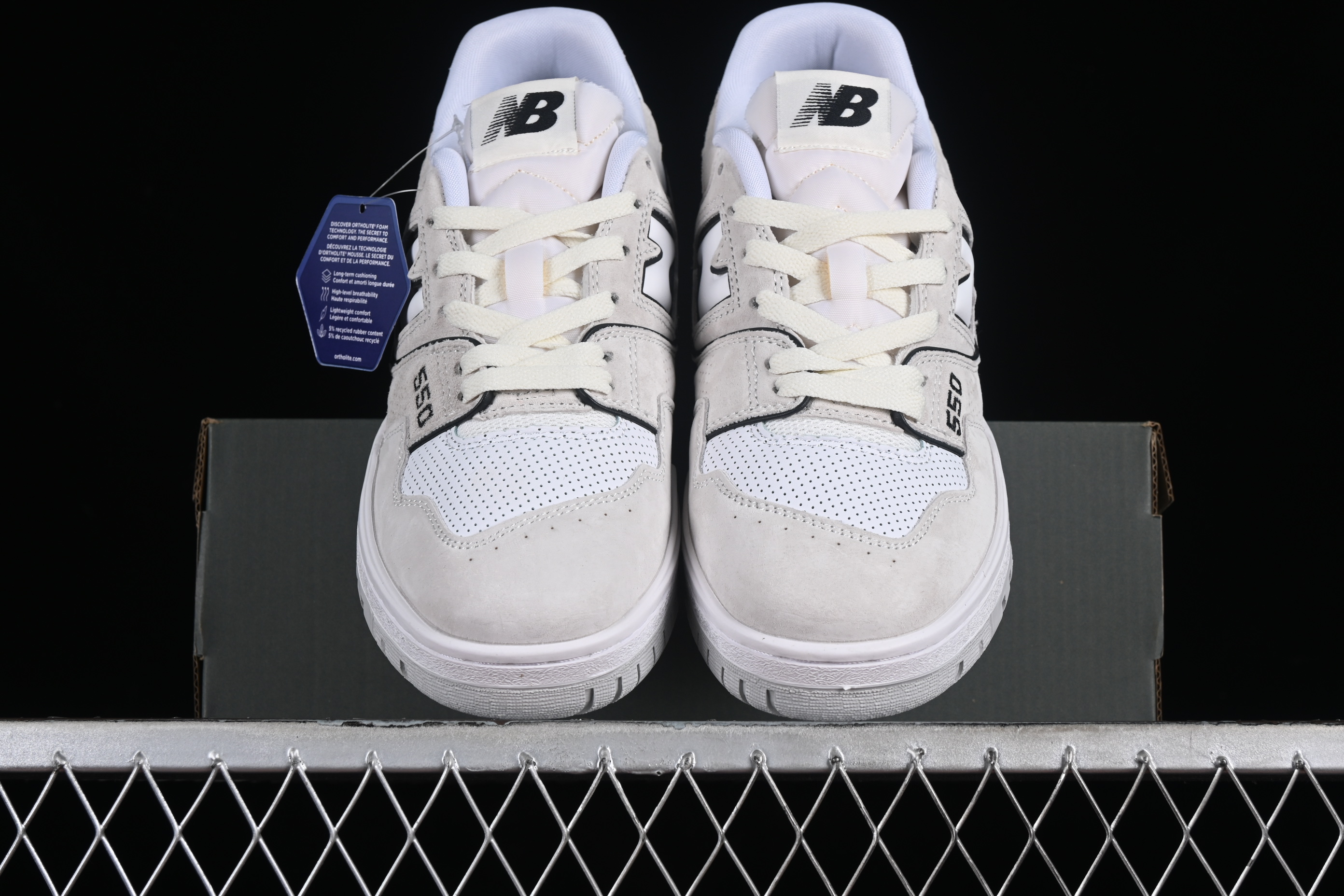 New Balance BB550 Series Leather Unisex Casual Running Shoes - BB550PRB