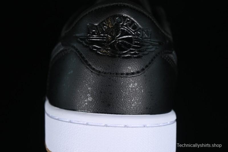 Nike Air Jordan 1 Low Golf Shoes Black Snake Pattern - DD9315-005