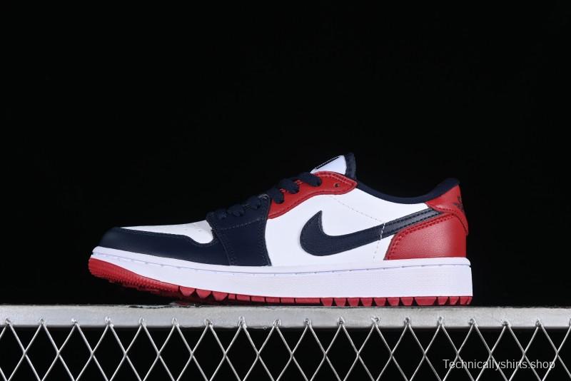 Nike Air Jordan 1 Low Golf Shoes Black Toe - DD9315-113