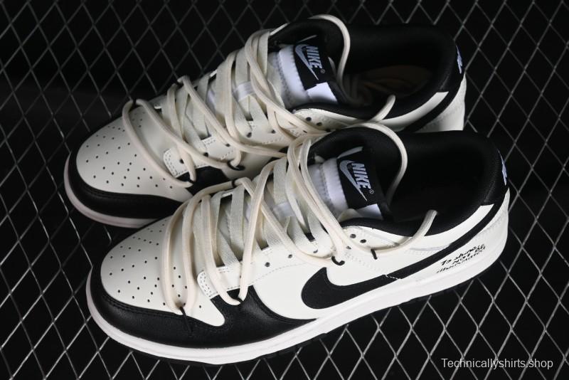 Nike Dunk Retro Saml Panda Mischief Low-Top Casual Sneakers with SB Lace and Retro Black-White Design - DD1391-100