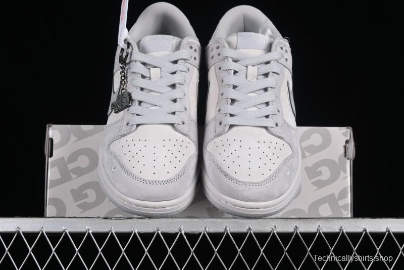 Nike Dunk Low The North Face CDG Collaboration - Light Grey Skateboarding Shoes - DQ1098-338