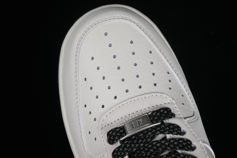 Supreme x Nike Air Force 1 '07 Low Casual Skate Shoes with Zoom Air Cushion - HD1968-009