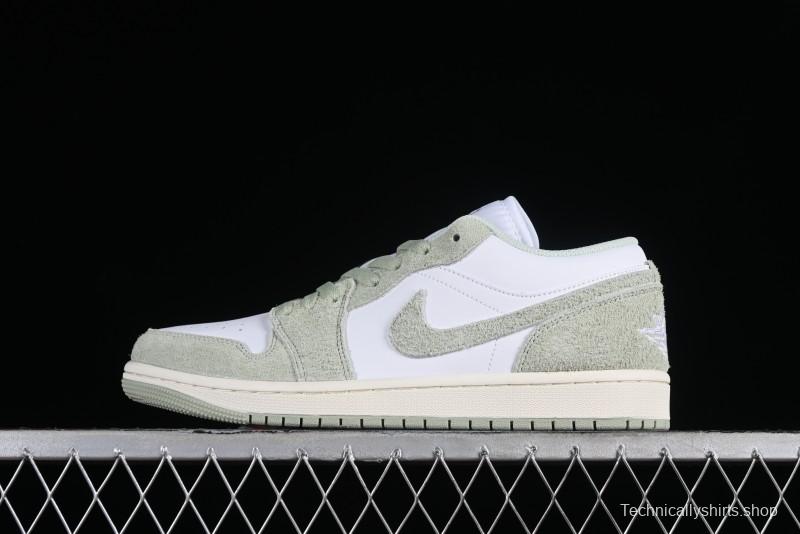 Nike Air Jordan 1 Low AJ1 Apple White Green Low-Top Lifestyle Basketball Shoes - FN5214-131