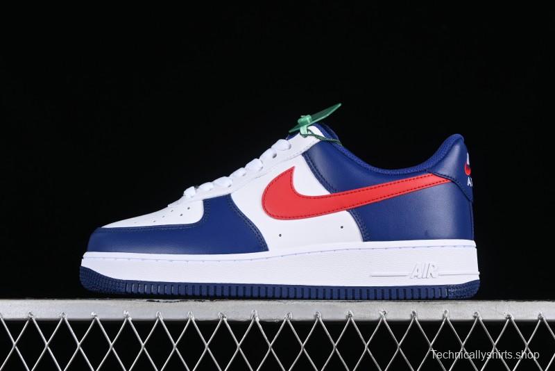 Nike Air Force 1 '07 Low White Blue Red Casual Shoes - CZ9164-100