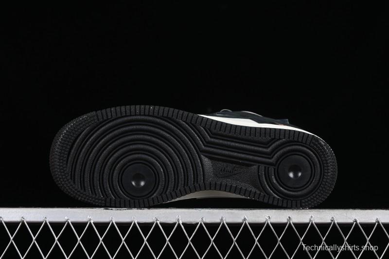 Nike Air Force 1 '07 Low LV Collaboration - Beige Black Pigskin Casual Sneakers - HD1968-010