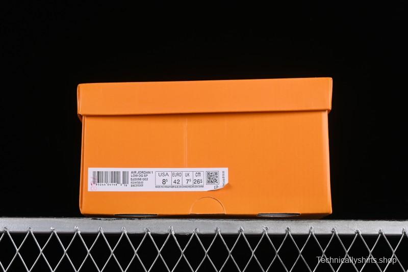 Nike Air Jordan 1 Low OG SP Travis Scott x Fragment Design Collaboration Sneakers - SJ2068-002