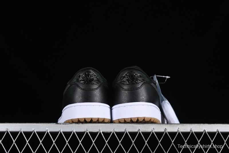 Nike Air Jordan 1 Low Golf Shoes Black Snake Pattern - DD9315-005