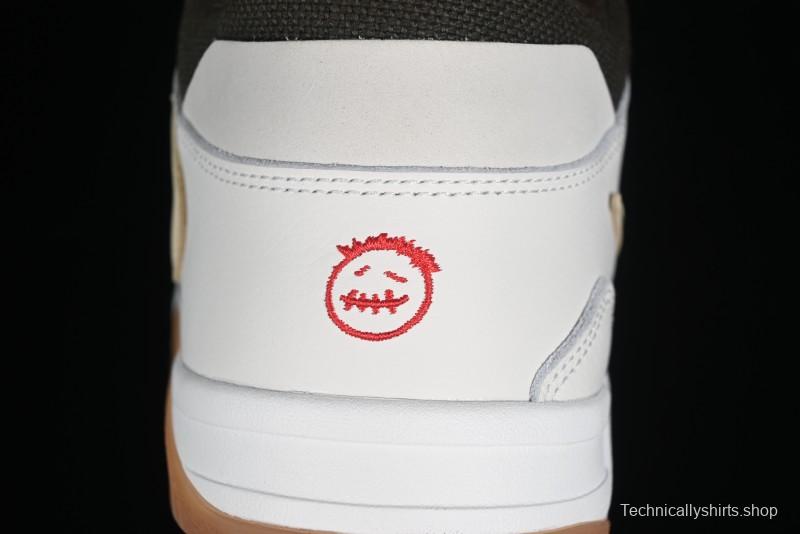 Nike Travis Scott x Jordan Cut The Check AJ1 Basketball Shoes with Velcro Design - FZ8117-100