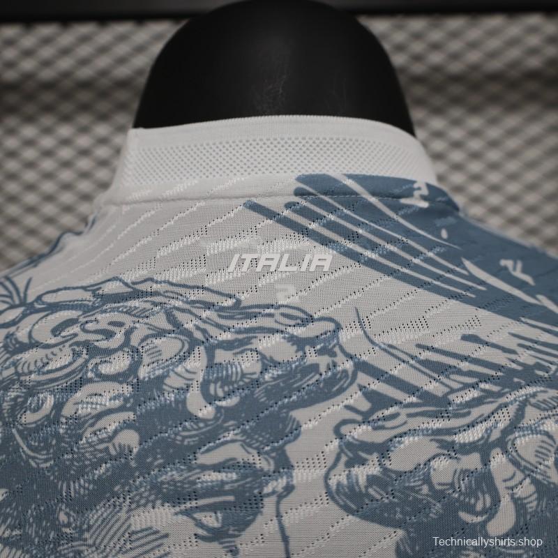 Player Version 2024 Italy Michelangelo White Special Training Jersey