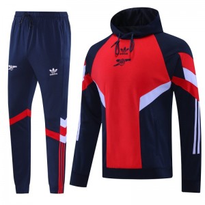 24/25 Arsenal Red/Navy Hoodie Jacket +Long Pants