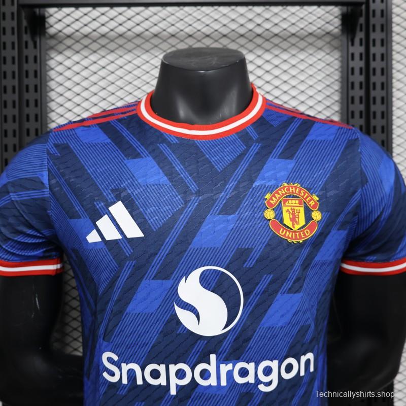 Player Version 25/26 Manchester United Blue Special Jersey