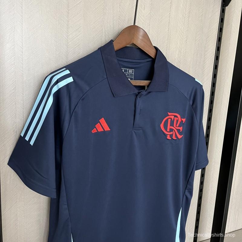 25/26 Flamengo Dark Blue POLO Jersey S-XXXXL