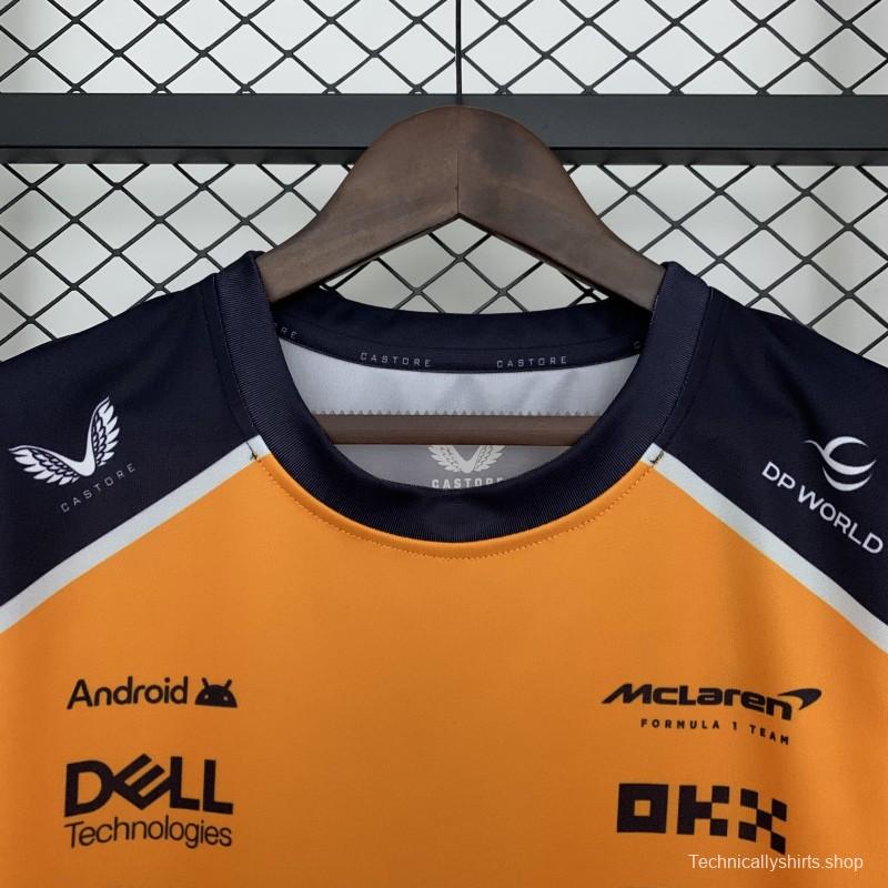 2025 F1 Formula Orange/Black Mclaren Norris T-Shirt