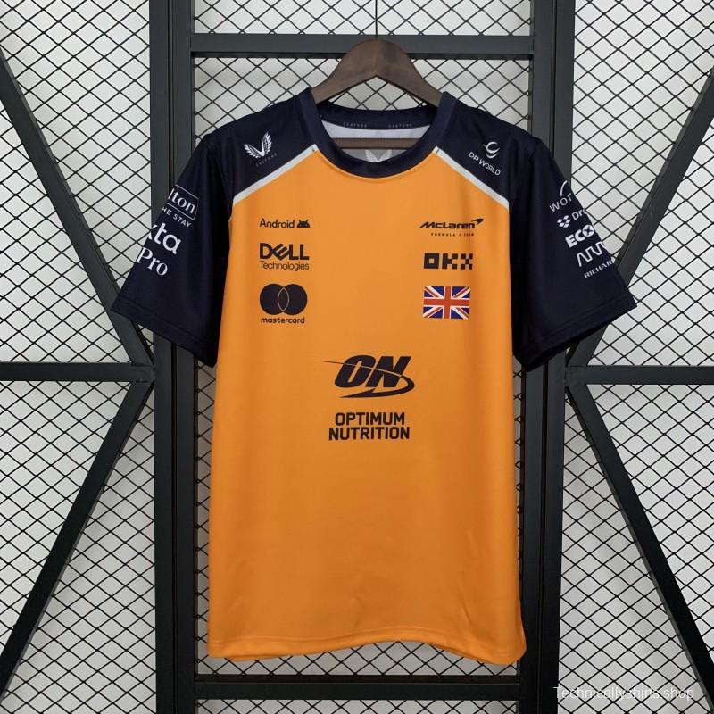 2025 F1 Formula Orange/Black Mclaren Norris T-Shirt