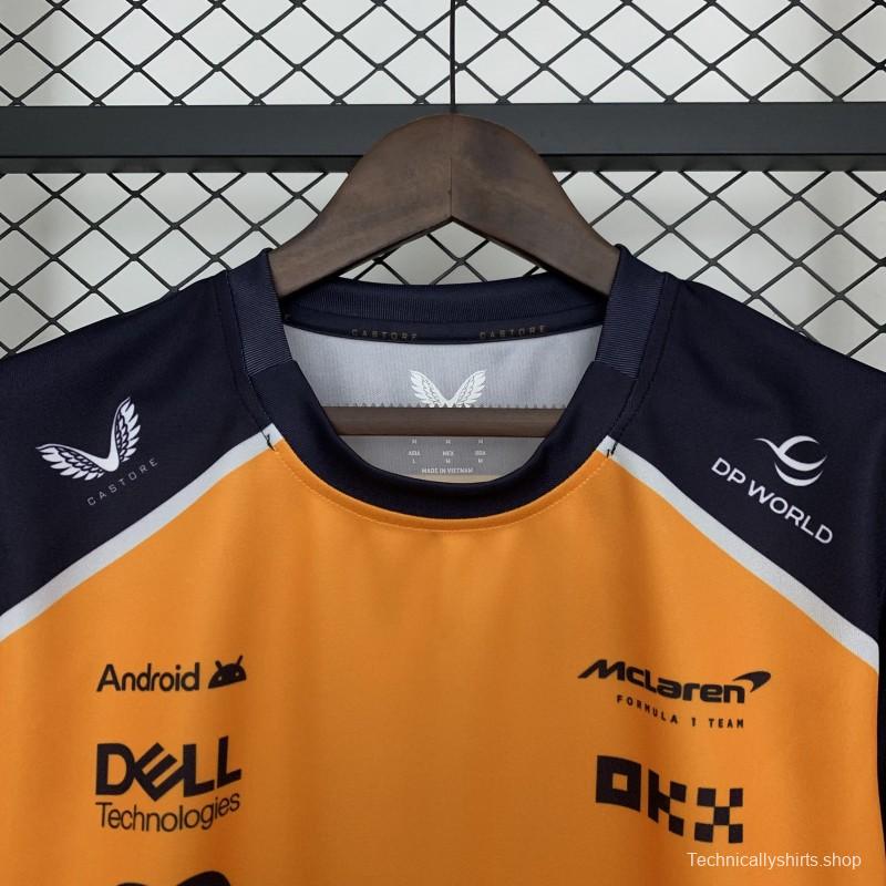 2025 F1 Formula Orange/Black Mclaren T-Shirt