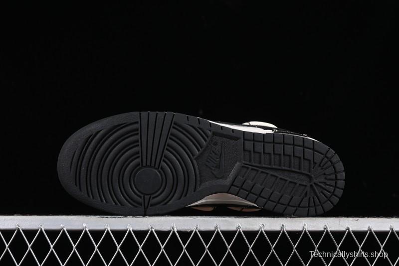 Nike Dunk Low Speed & Fury Distressed Oxidized Metal Punk SB Strap Low-Top Casual Sneakers - DD1391-100