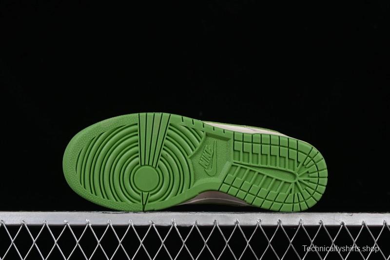 Nike SB Dunk Low LV Collaboration - Emerald City Anniversary High-End Custom Low-Top Casual Skate Shoes - XB3802-345