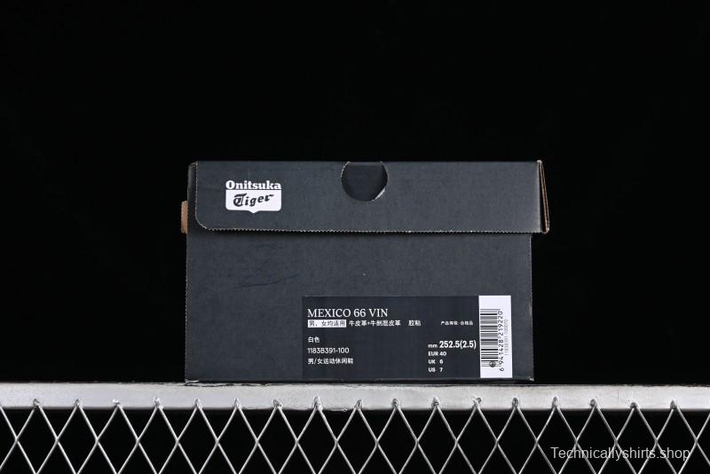 Onitsuka Tiger Mexico 66 Low-Top Leather Sneakers with Classic Design - 1183B391-100