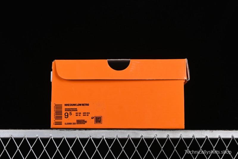 Nike SB Dunk Low LV Collaboration - Checkerboard Brown Monogram White Swoosh Anniversary High-End Custom Low-Top Casual Skate Shoes - SJ2068-255