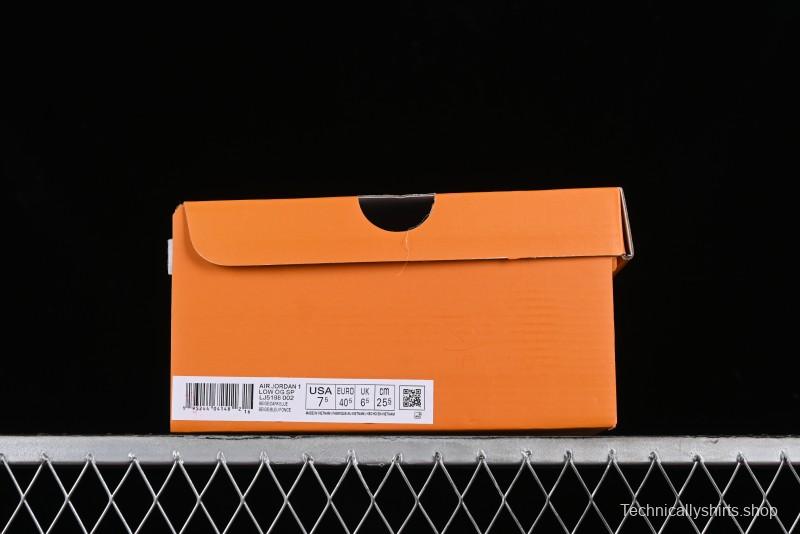 Nike Air Jordan 1 Low OG SP Travis Scott x Fragment Design Collaboration Sneakers - LJ5188-002
