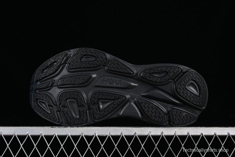 HOKA ONE ONE Bondi 8 Functional Cushioned Running Shoes with Engineered Mesh Upper - 1123202 BBLC