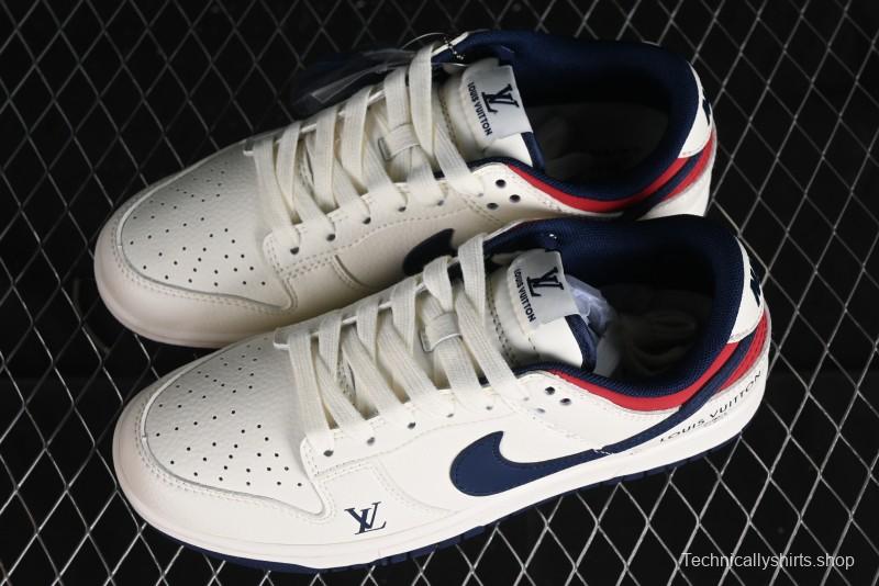 Nike SB Dunk Low LV Collaboration Anniversary High-End Custom Low-Top Casual Sneakers - XX2025-313