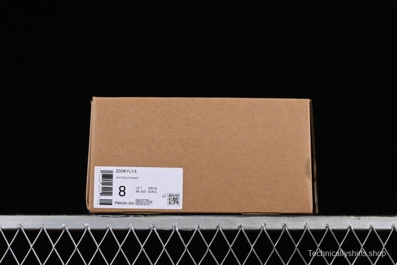 Nike Zoom Fly 6 Lightweight Responsive Running Shoes with Carbon Fiber Plate - FN8454-104