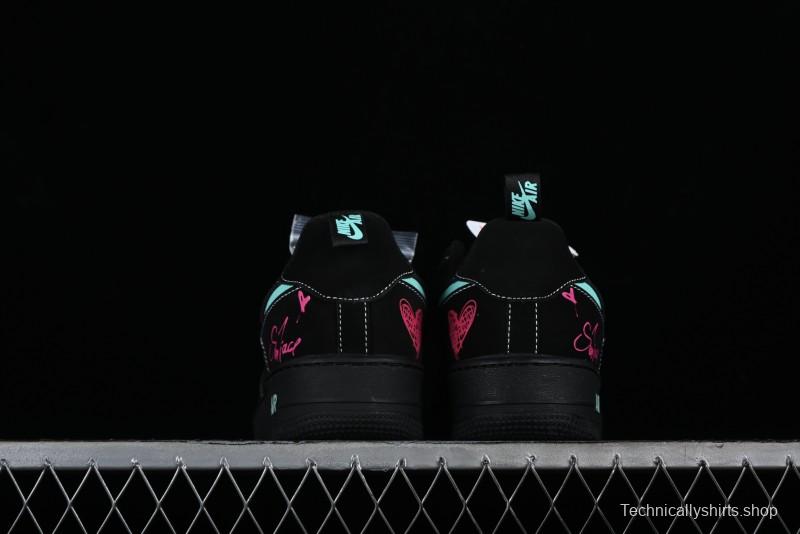 Nike Air Force 1 '07 Low Flame Red Lips Qixi Limited Edition Casual Sneakers - FB8971-005