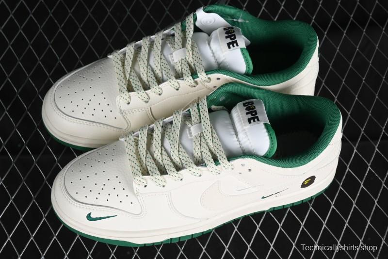 Nike SB Dunk Low BAPE Collaboration Anniversary Edition Customized Sneakers - XD6188-026