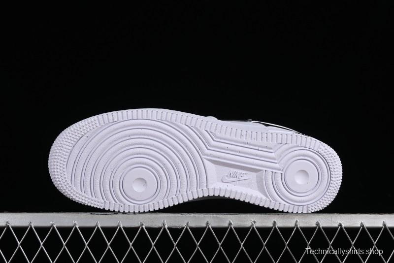 Nike Air Force 1 '07 Low Black White Broken Hook Casual Sneakers - HF9096-100