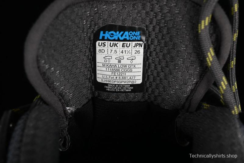 HOKA ONE ONE Kaha Low GTX Hiking Shoes with Cushioned Midsole and Waterproof Design - 1118586 CGGS