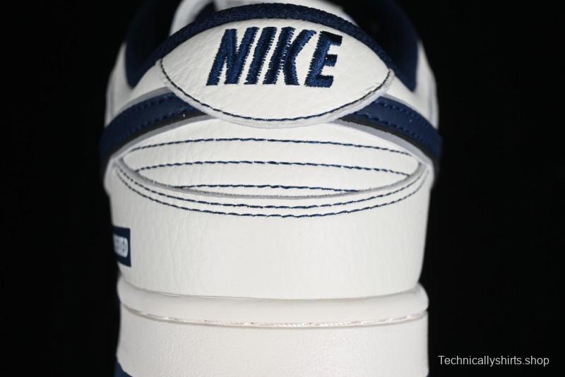 Nike SB Dunk Low UN Collaboration - Light Blue Swoosh Anniversary Custom Low-Top Casual Skate Shoes - FC1688-138