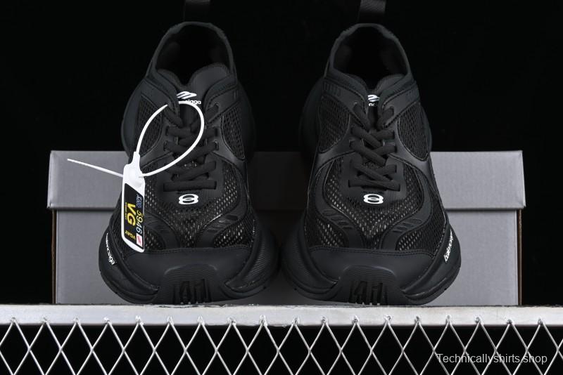 Balenciaga Circuit Lightweight Distressed Print Round Toe Fashion Casual Shoes - WFLGY1000