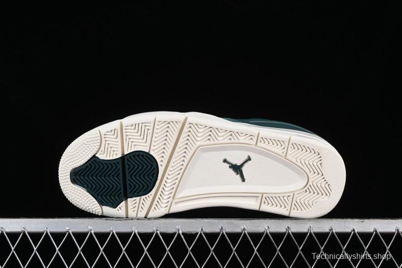 Nike Air Jordan 4 Remastered Military Green Retro Sneakers - FQ7940-300