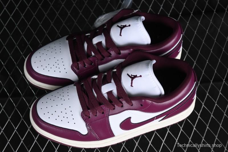 Nike Air Jordan 1 Low AJ1 White Rose Pink Low Top Casual Sneakers DC0774-161