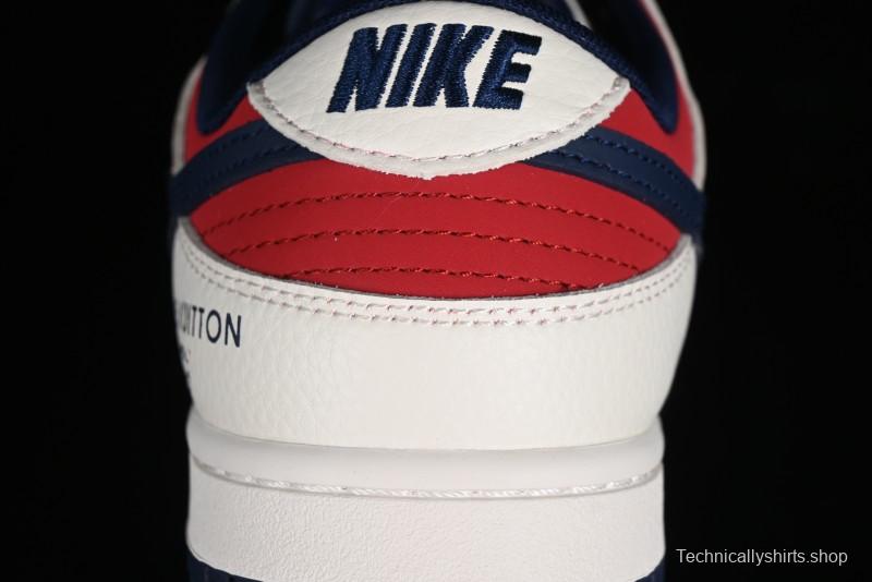 Nike SB Dunk Low LV Collaboration Anniversary High-End Custom Low-Top Casual Sneakers - XX2025-313