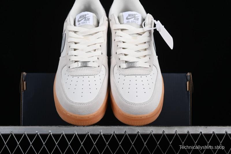 Nike Air Force 1 '07 Low Casual Sneakers with Full-Length Air Cushion - FQ8714-002