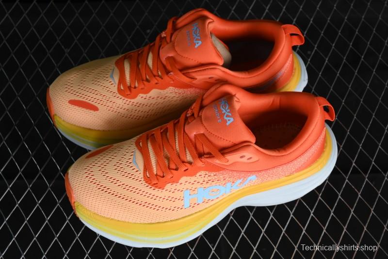 HOKA ONE ONE Bondi 8 Functional Cushioned Running Shoes - 1123202 PBAY