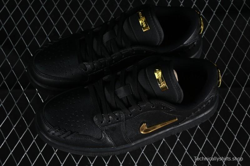 Nike Air Jordan 1 Low "Method of Make" Casual Sneakers with Woven Design - FN5032-007