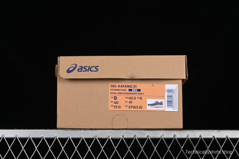 Asics Gel-Kayano 31 Running Shoes with Enhanced Cushioning and Breathable Design - 1011B867-020