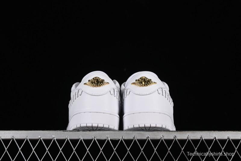 Nike Air Jordan 1 Low Method of Make Casual Sneakers in White Gold - FN5032-100