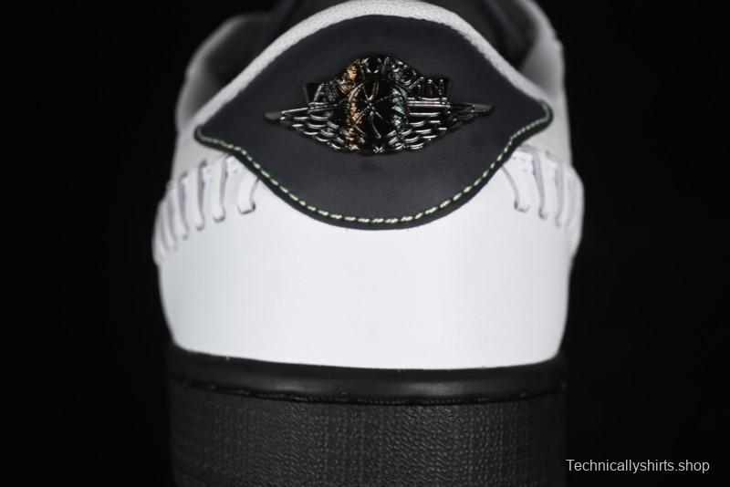 Nike Air Jordan 1 Low Method of Make Casual Sneakers with Metallic Grey Design - HM3689-001