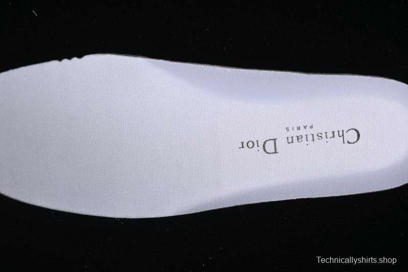 Dior Chrono Round Toe Lace-Up Lifestyle Casual Running Sneakers - 19W WHITE RED