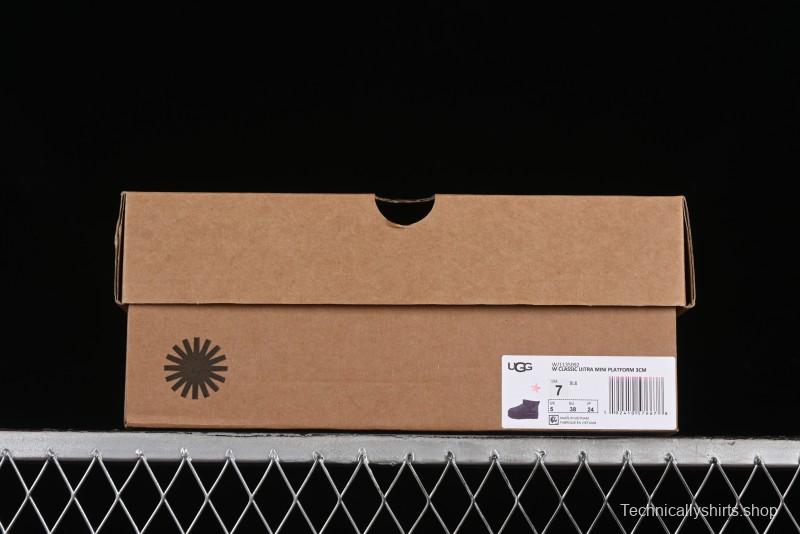 UGG Classic Ultra Mini Platform 3CM Wool Blend Mini Short Boots - 1135092