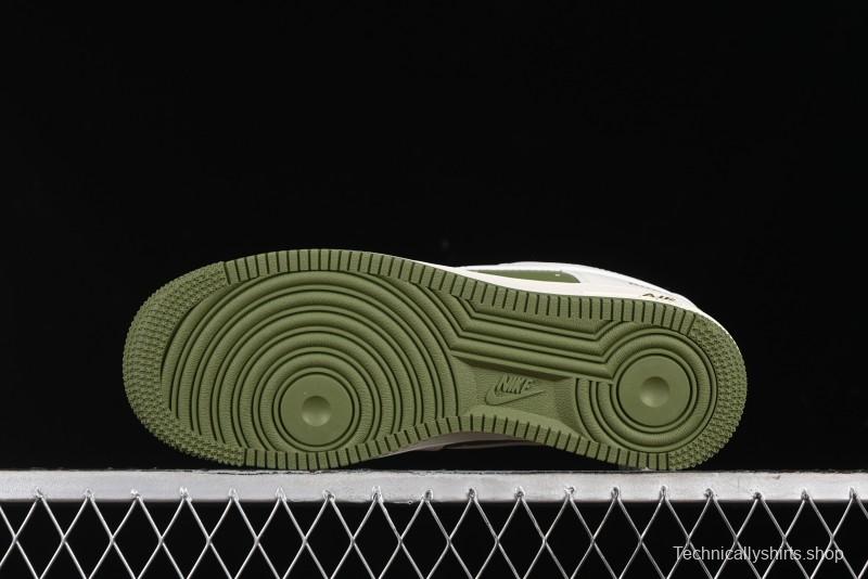 Nike Air Force 1 '07 Low Burberry Collaboration - Off White Mint Green Low Top Casual Sneakers - BB8588-221
