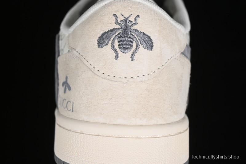 Nike Travis Scott x Fragment Design x Air Jordan 1 Low OG SP AJ1 Retro Sneakers - SJ2068-107